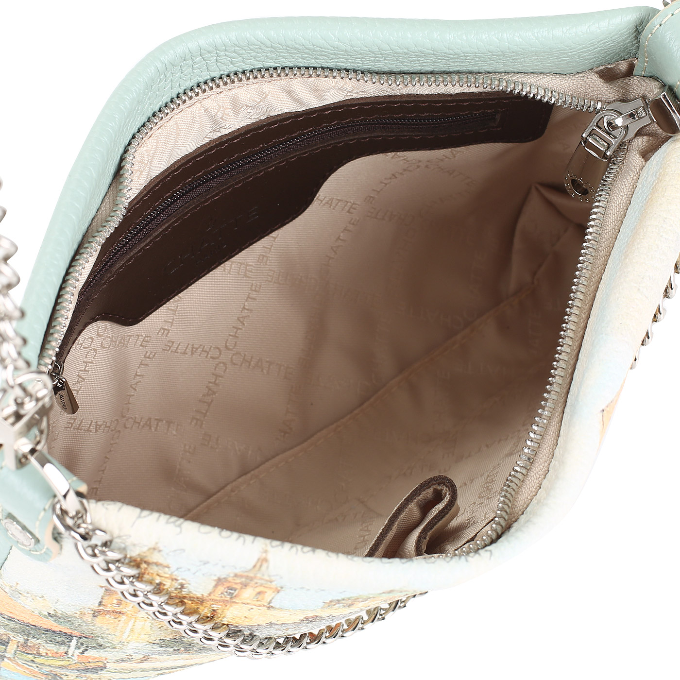 Женская сумочка из натуральной кожи Chatte Lille