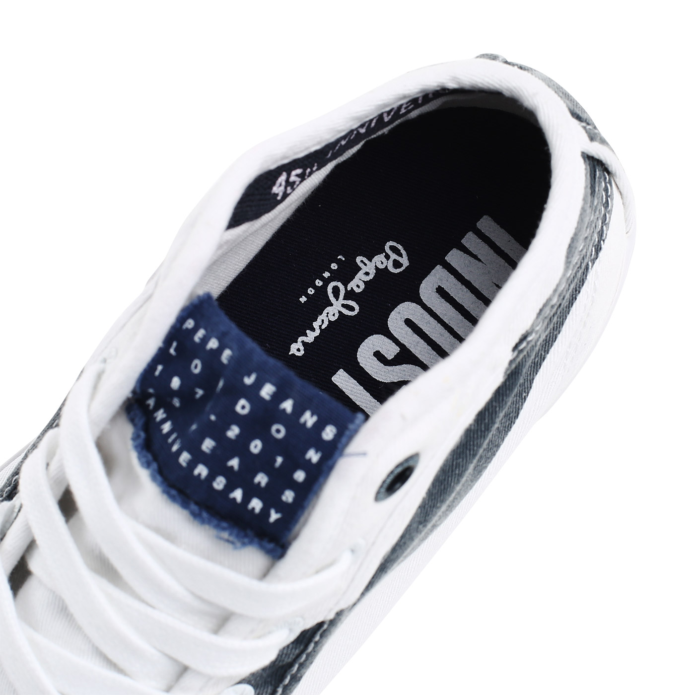 Белые мужские кеды Pepe Jeans London In 45