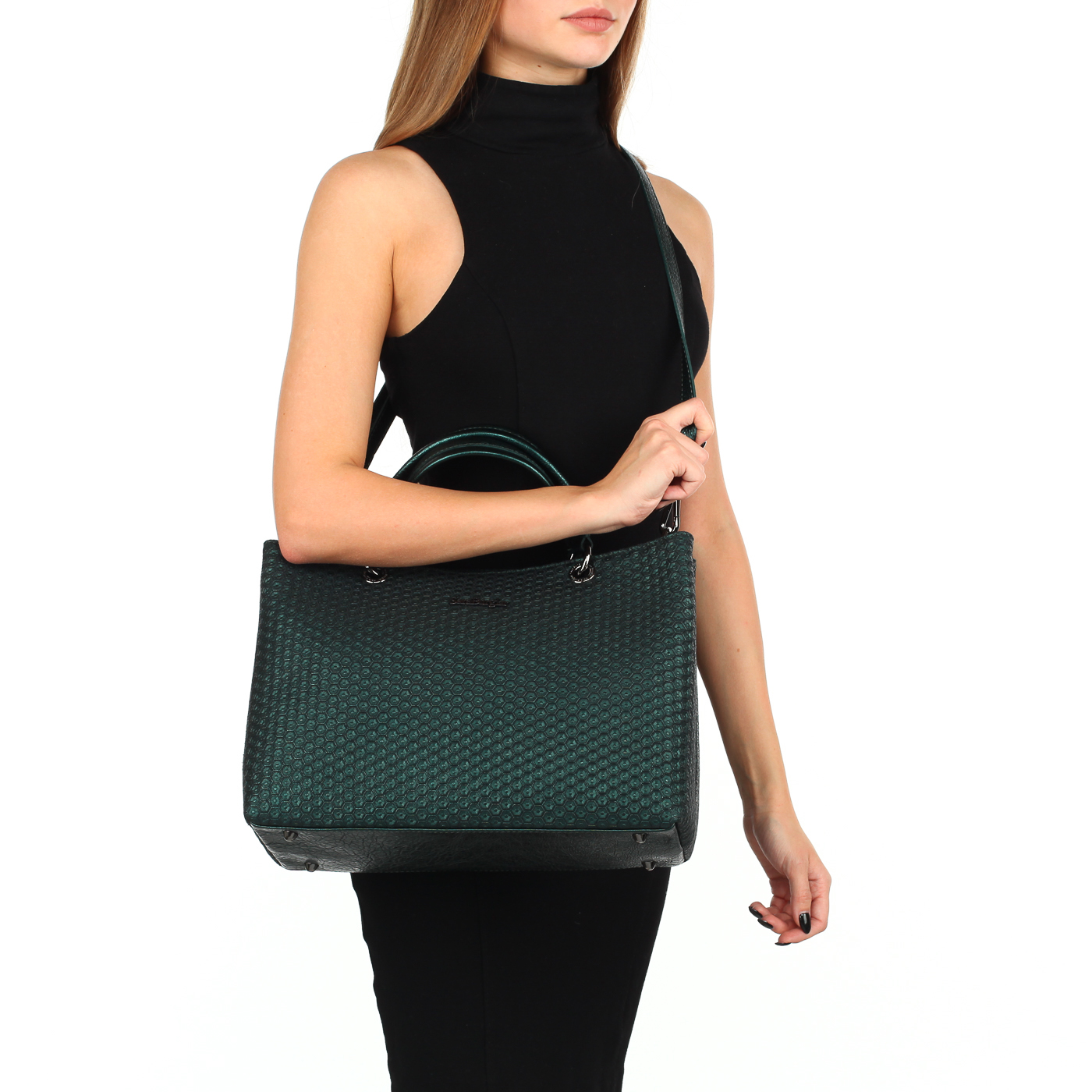 Тисненая сумка на молнии Sara Burglar Cherie Cometa