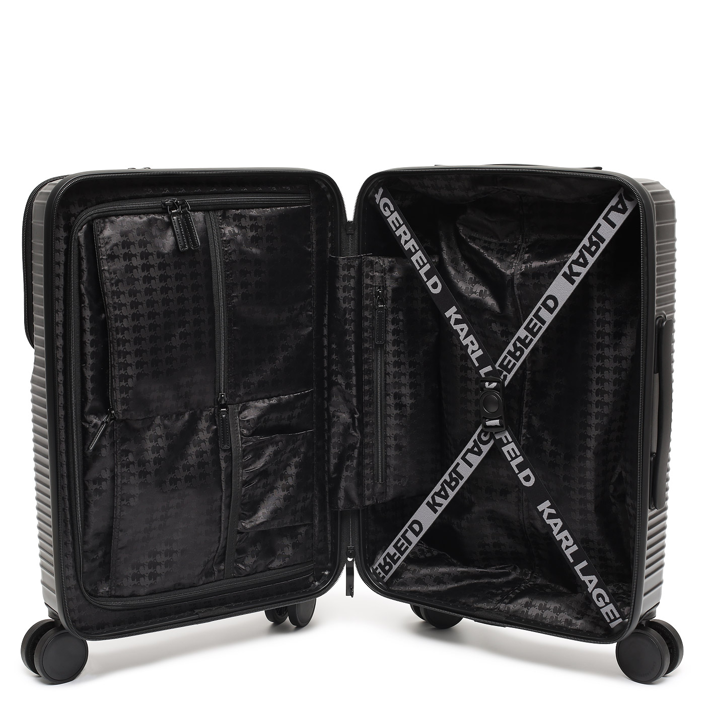 Чемодан маленький S из поликарбоната Karl Lagerfeld Ikonik 2.0