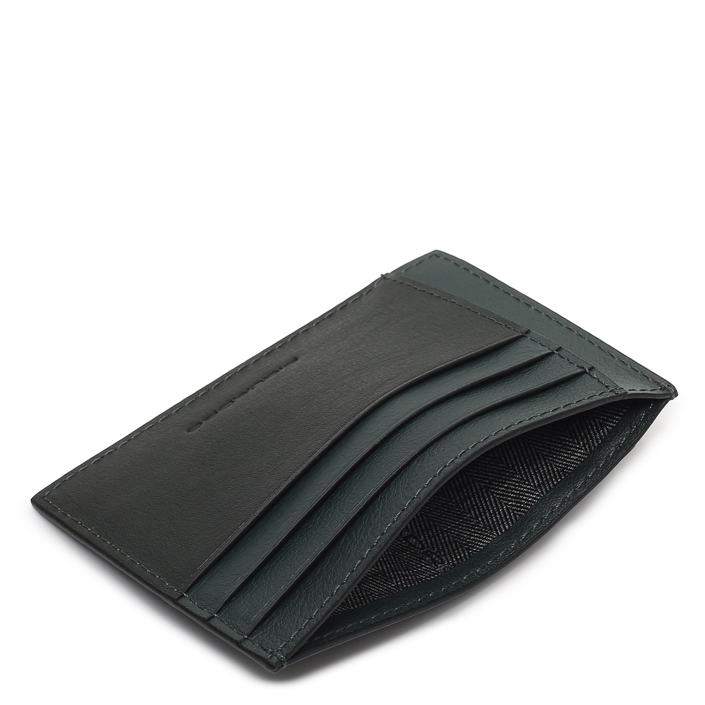 Кожаная визитница Piquadro Black square