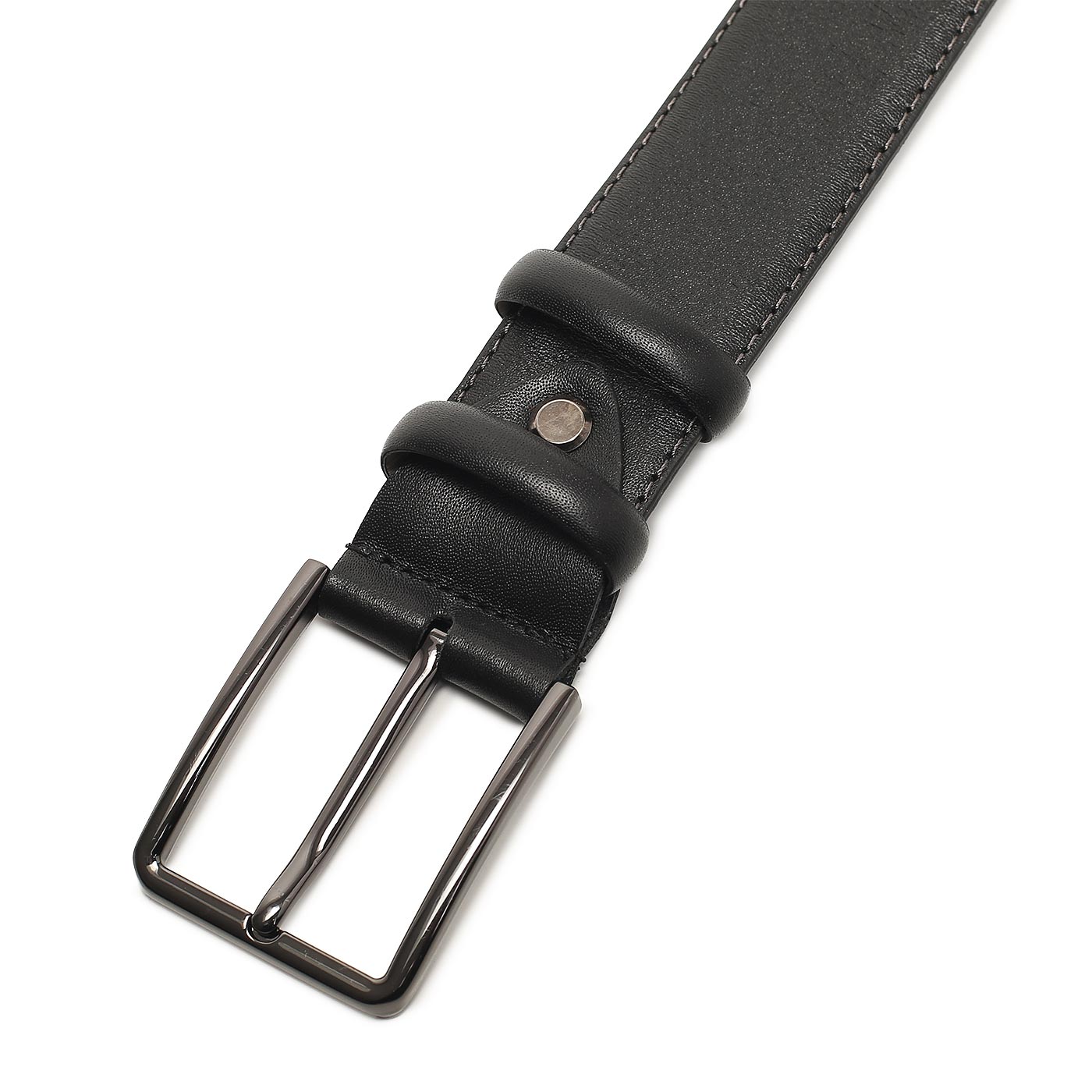 Ремень из гладкой кожи Stevens 