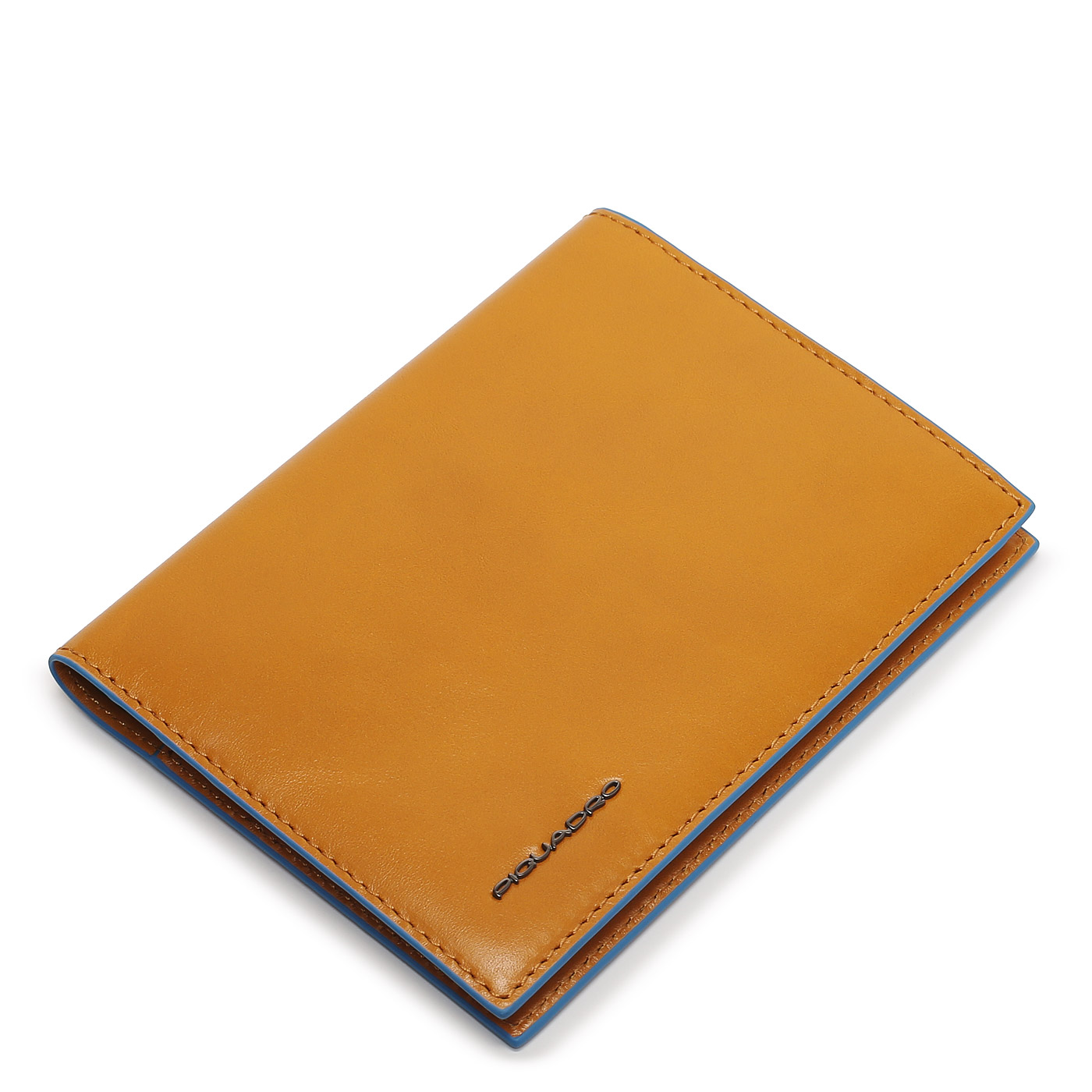 Кожаная обложка для паспорта Piquadro Blue square