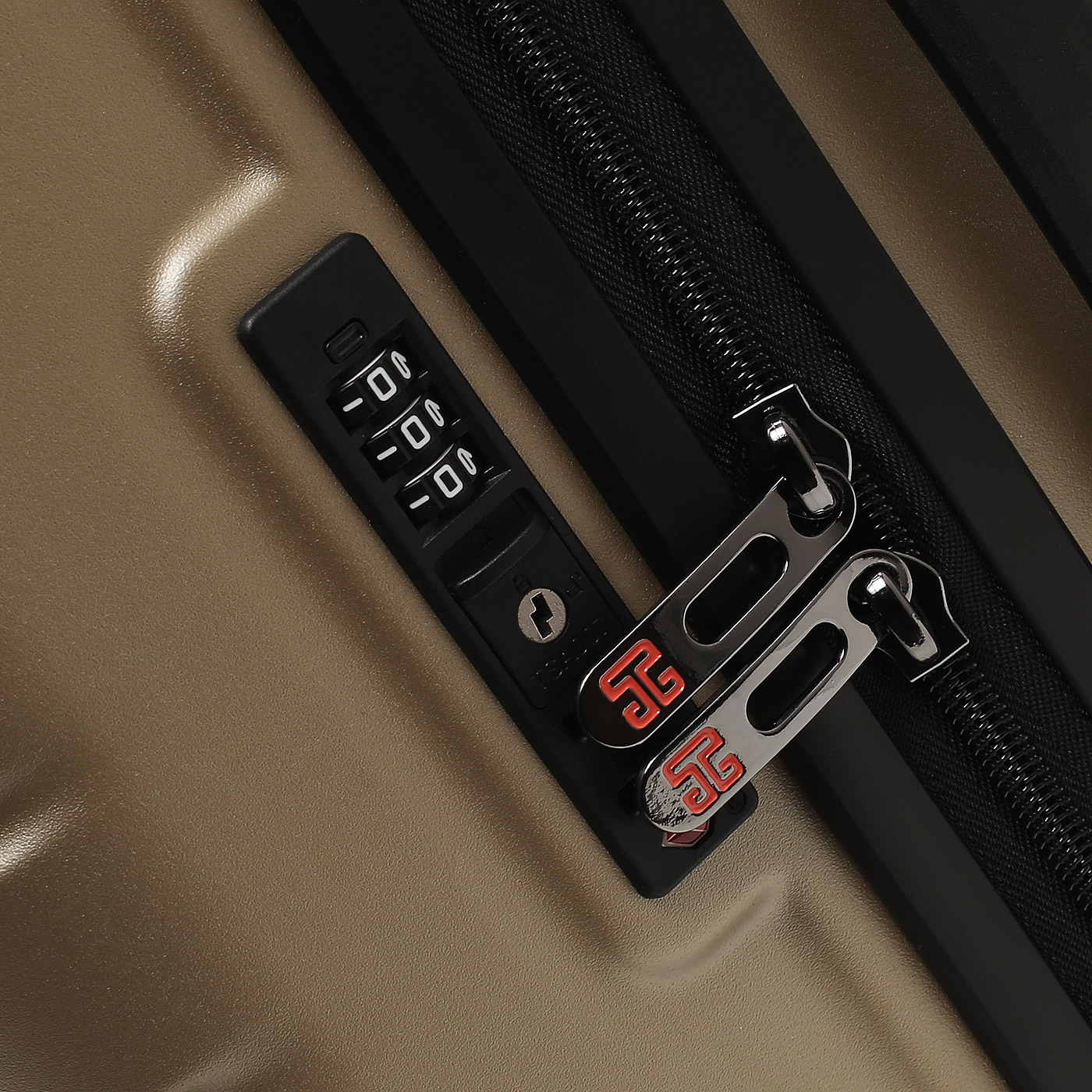 Чемодан с амортизированными колесами Eberhart Phantom