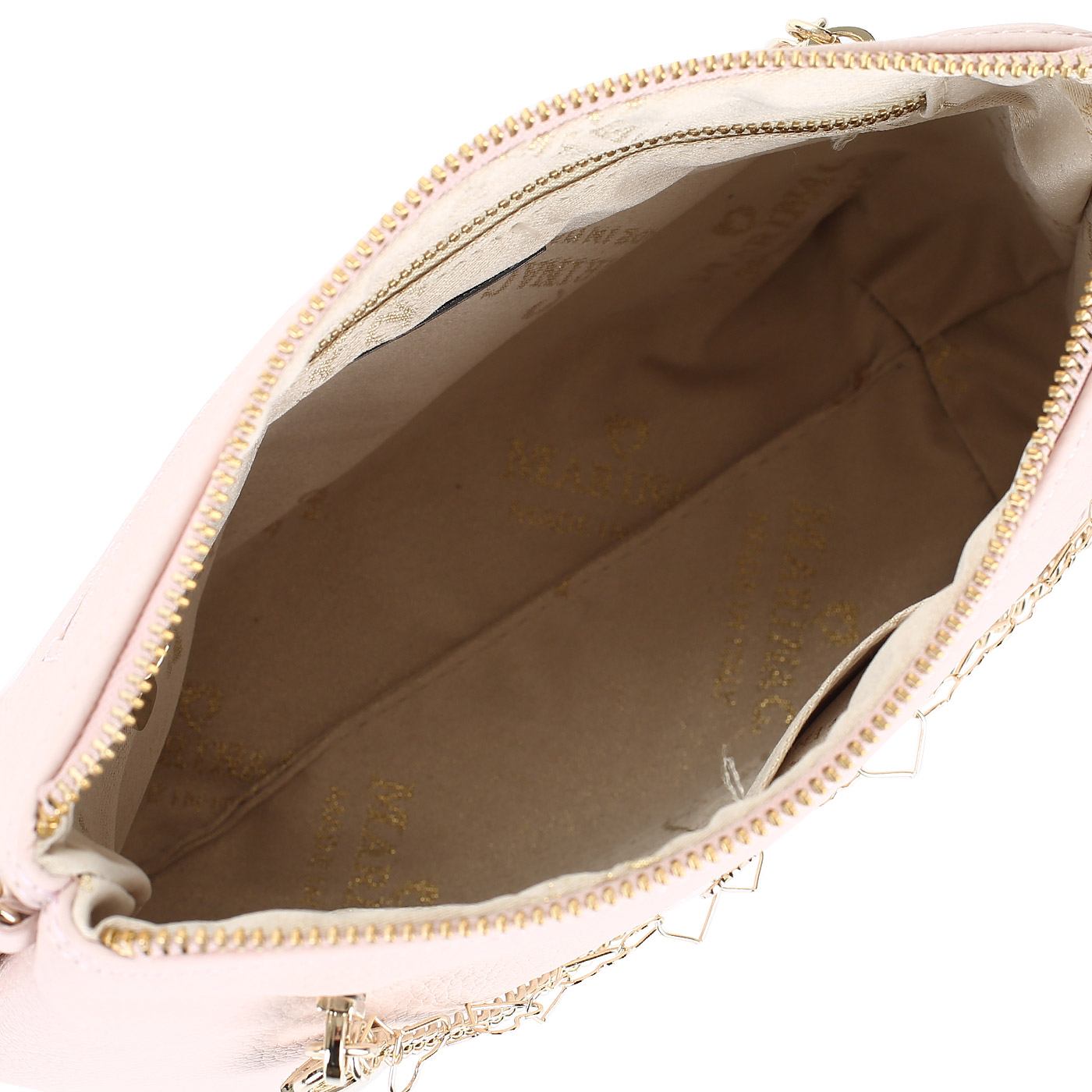 Кожаная сумочка с декором Marina Creazioni 