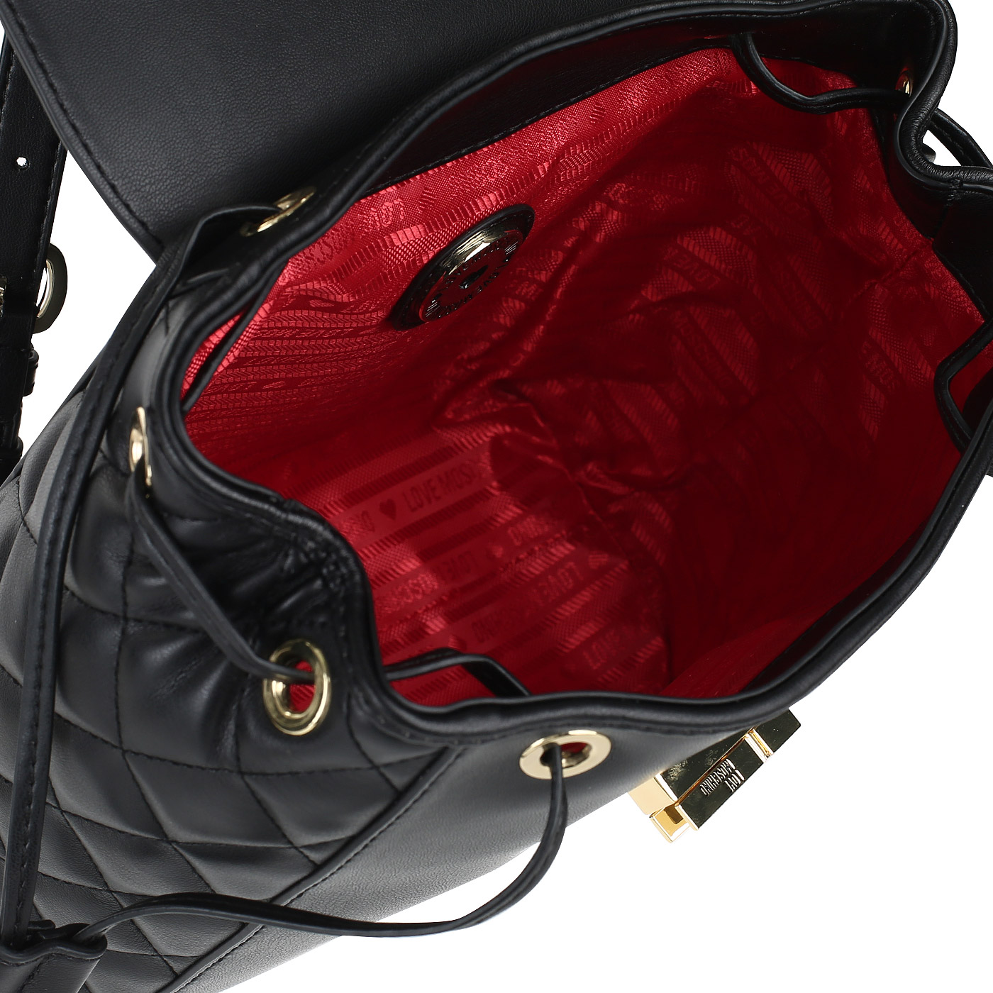 Женский рюкзак с откидным клапаном Love Moschino Fashion Quilted
