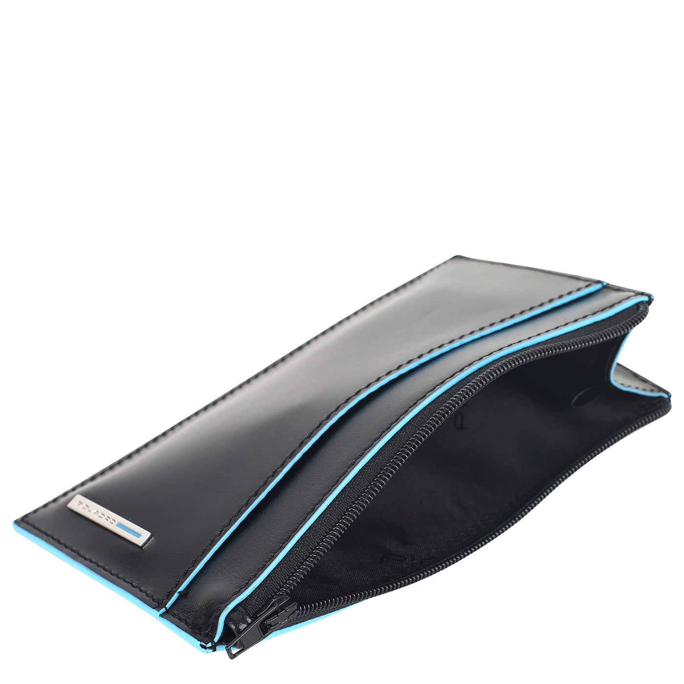 Визитница из гладкой кожи Piquadro Blue square
