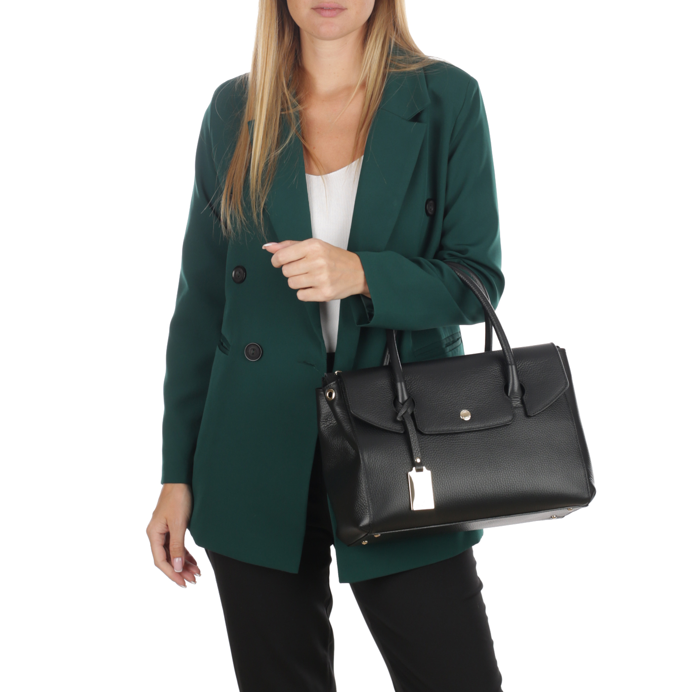 Кожаная сумка Aurelli Soft