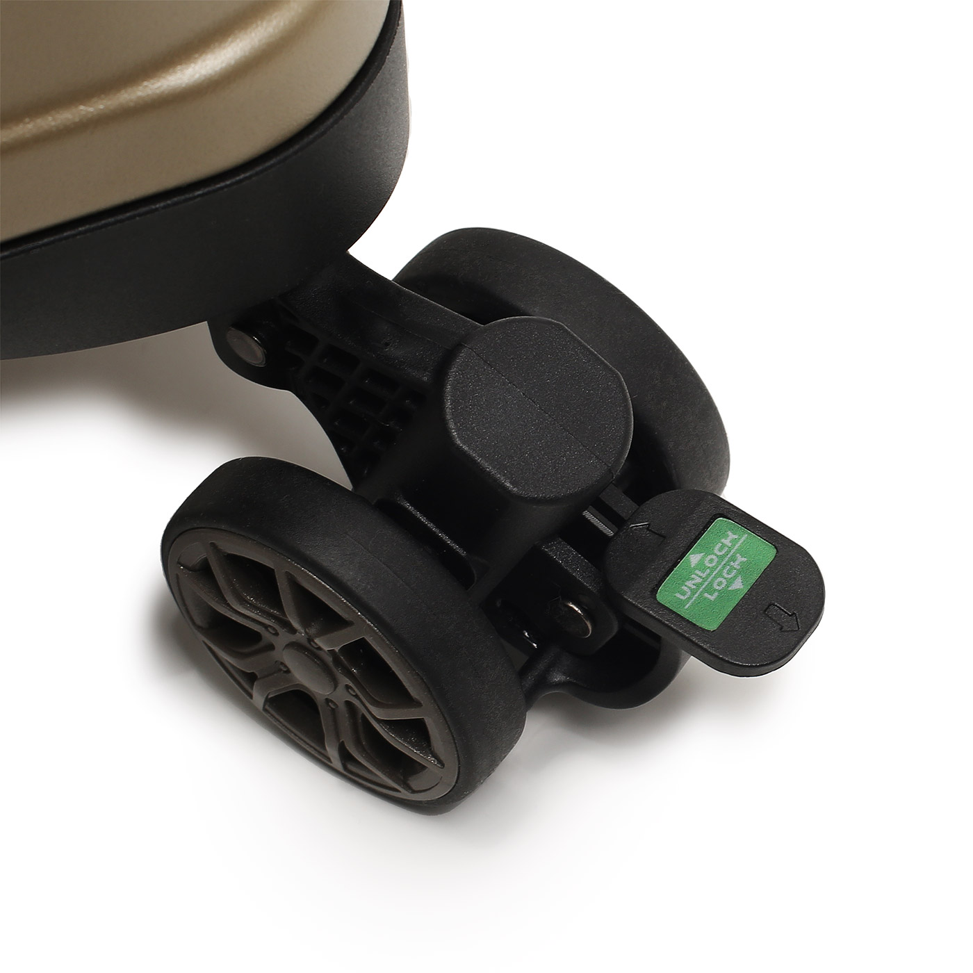 Чемодан с амортизированными колесами Eberhart Phantom