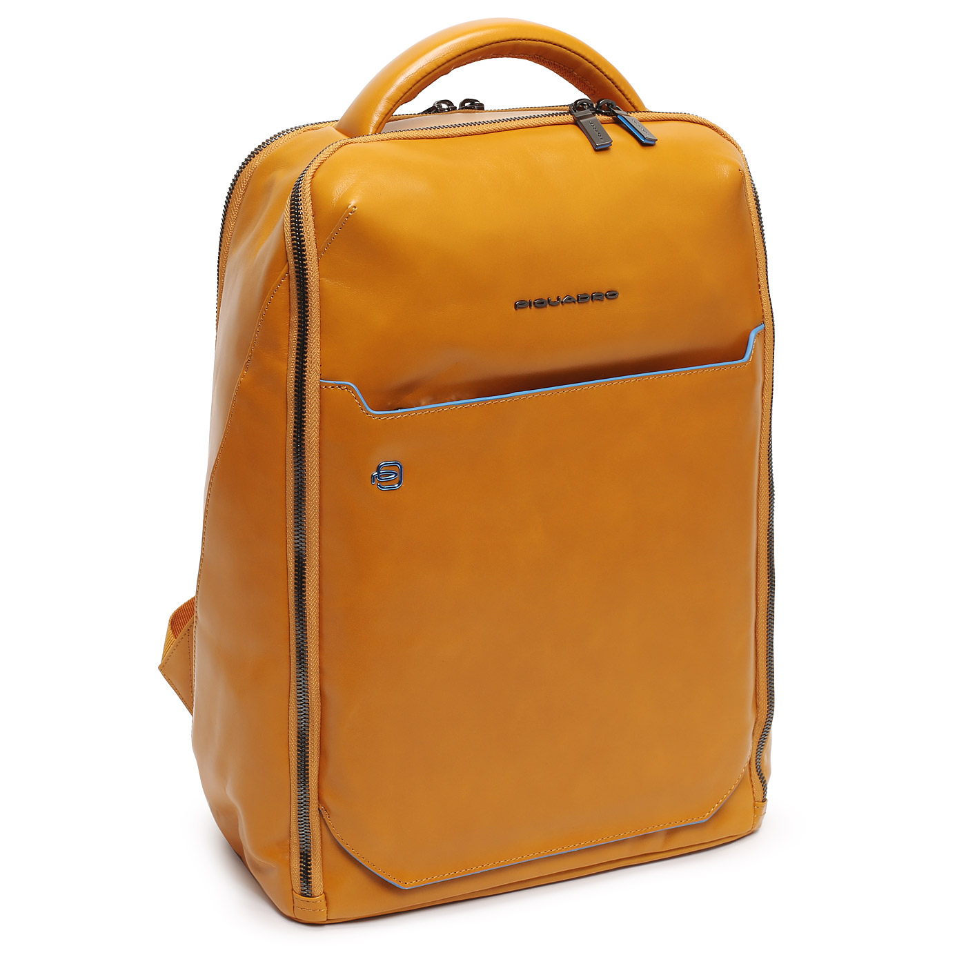 Кожаный рюкзак Piquadro Blue square