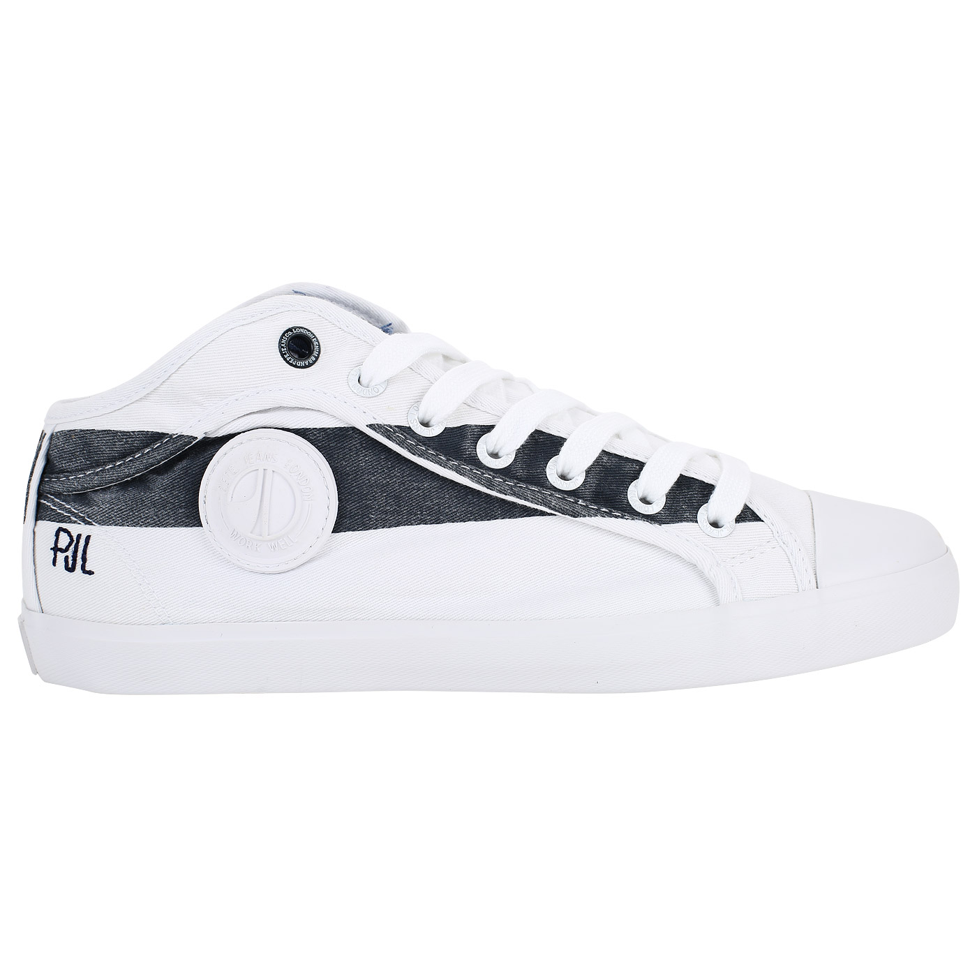 Pepe Jeans London Белые мужские кеды