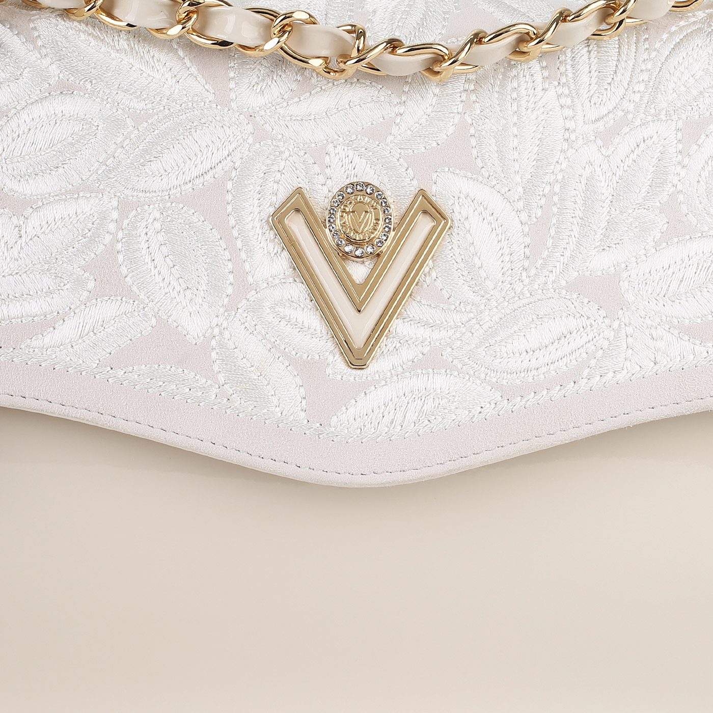 Лакированная сумка с вышивкой Valentino Orlandi Juliet