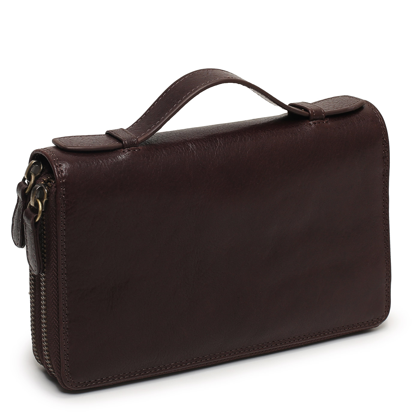 Вместительное кожаное портмоне Dr. Koffer 