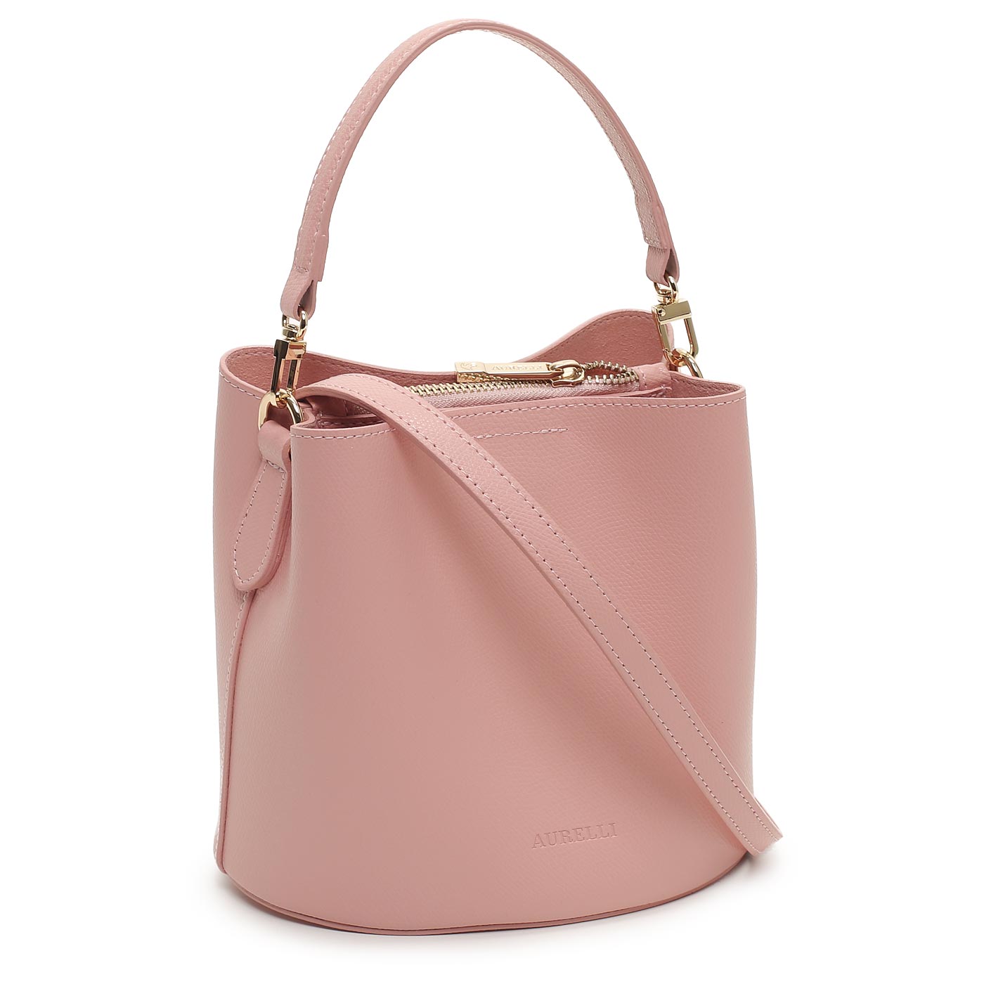 Кожаная сумка Aurelli Saffiano