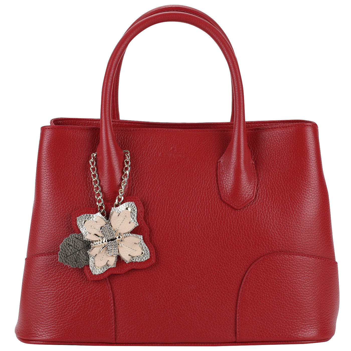 Chatte Красная женская сумка из натуральной кожи