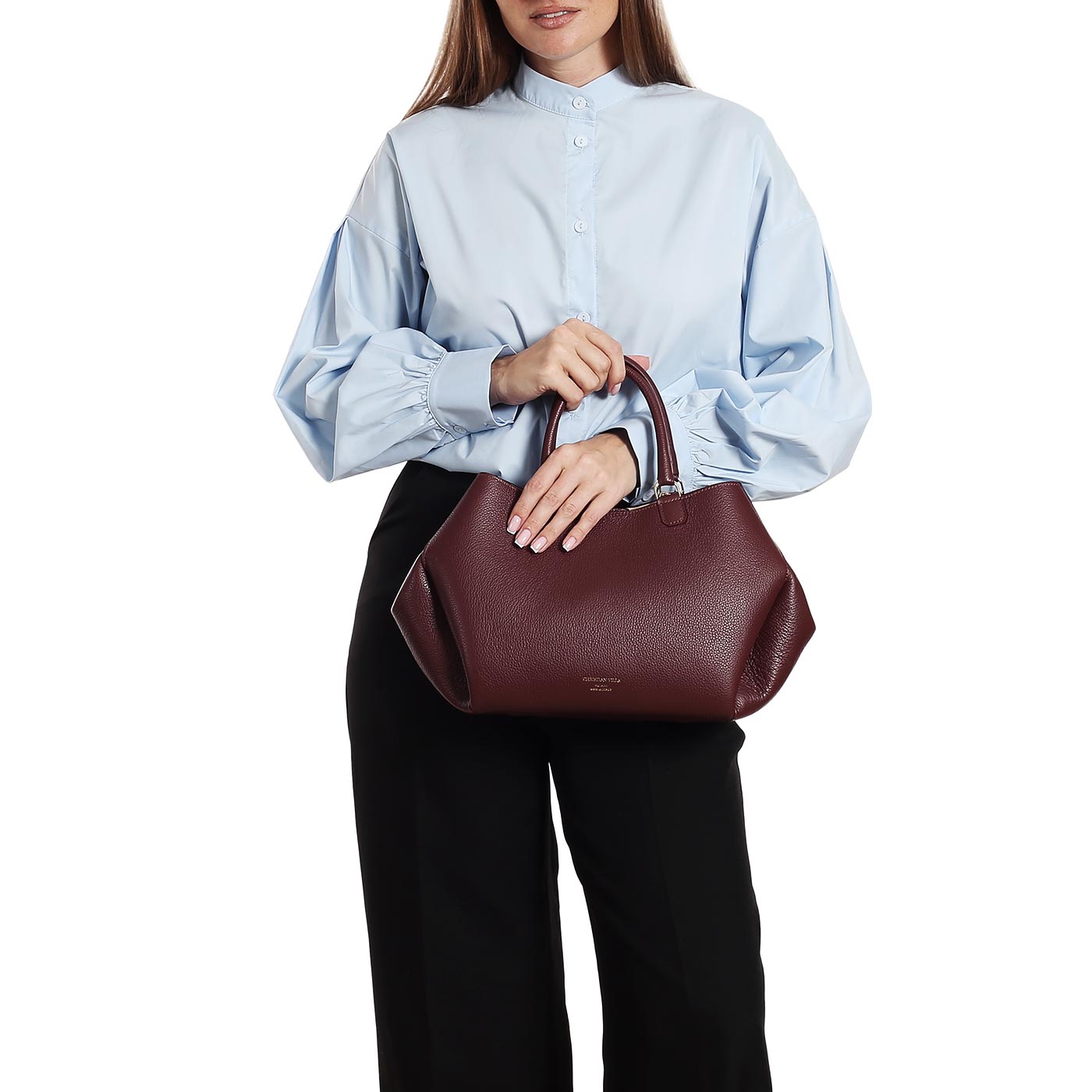 Кожаная сумка Christian Villa Peggy