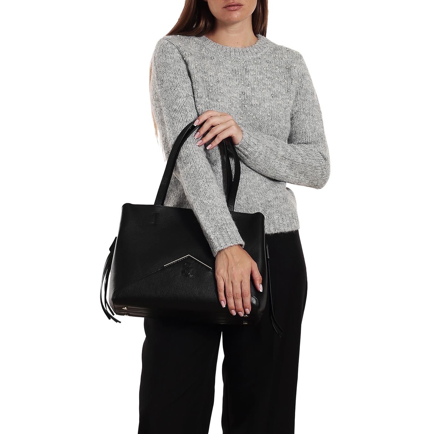 Кожаная сумка Carlo Salvatelli Violetta gemma