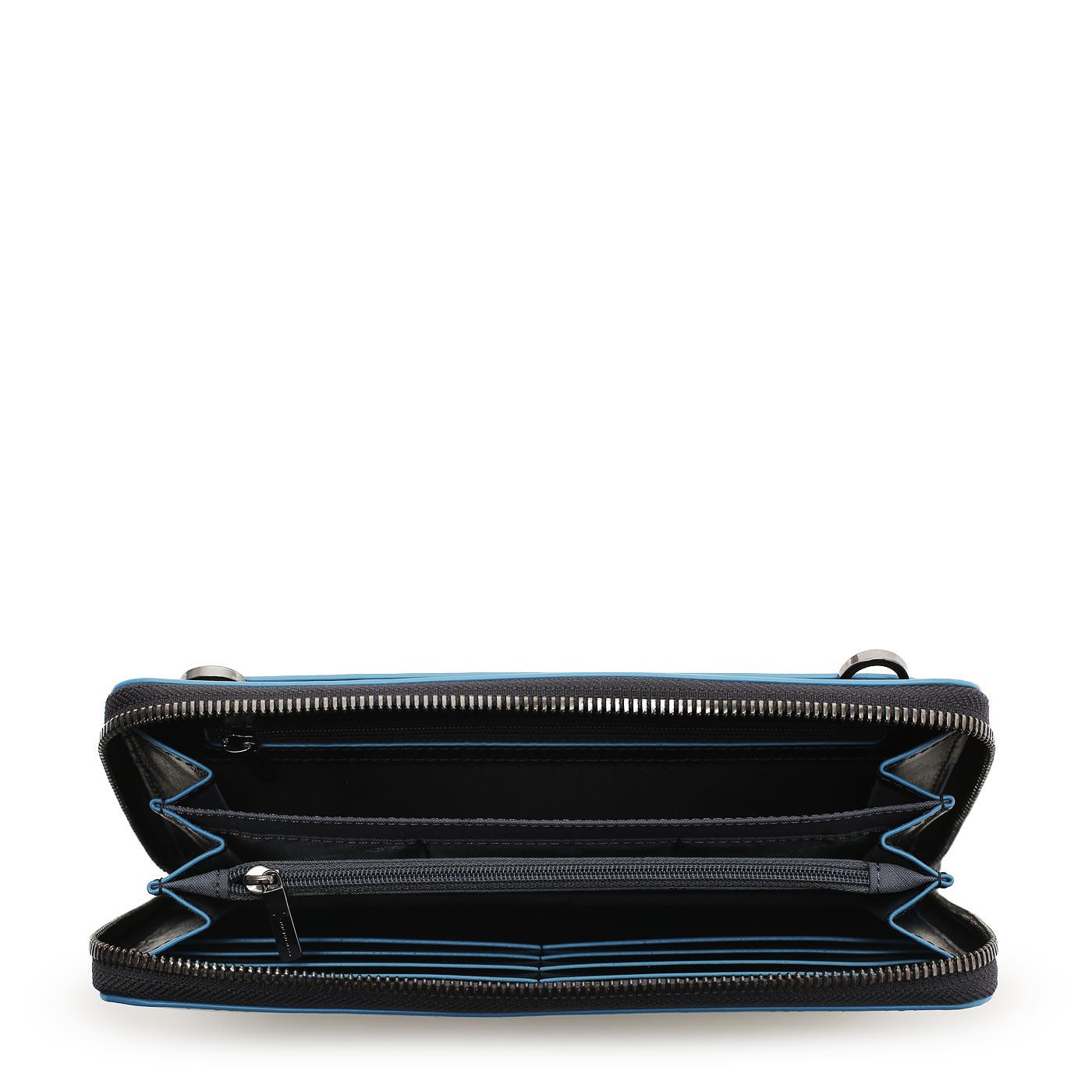 Кожаная визитка Piquadro Blue square