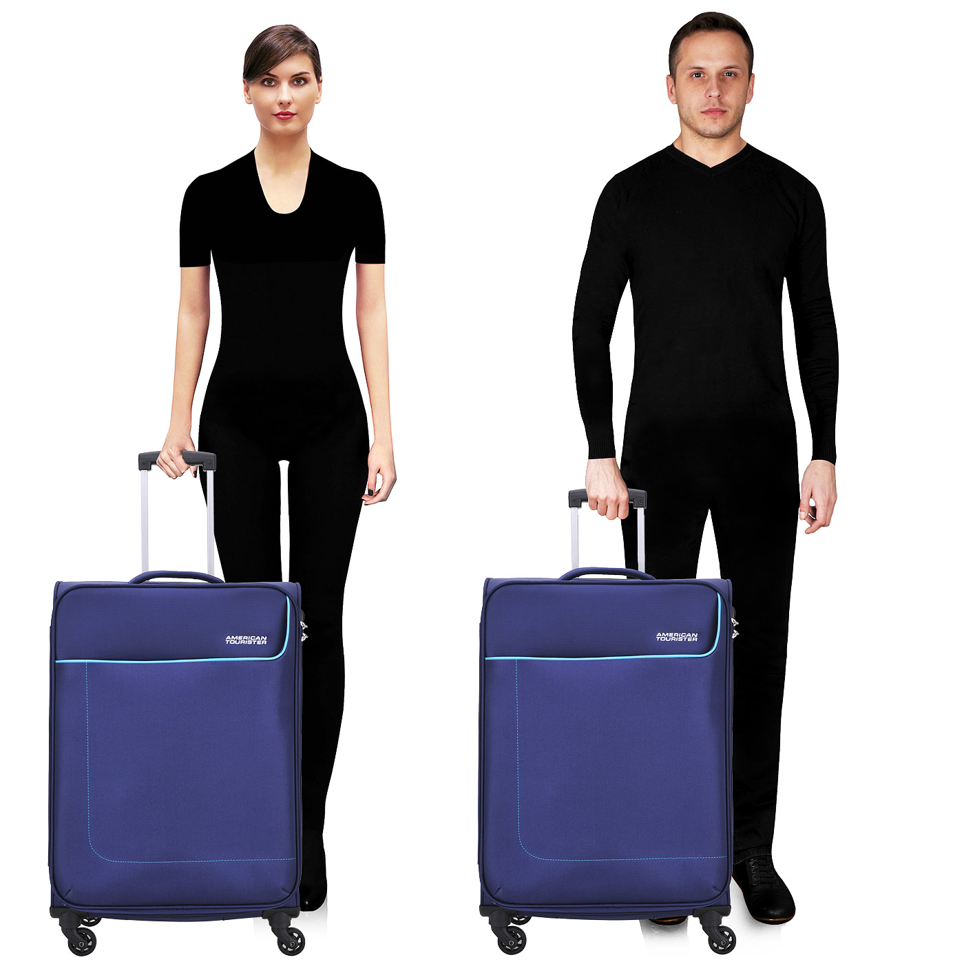 Чемодан средний M тканевый American Tourister Funshine