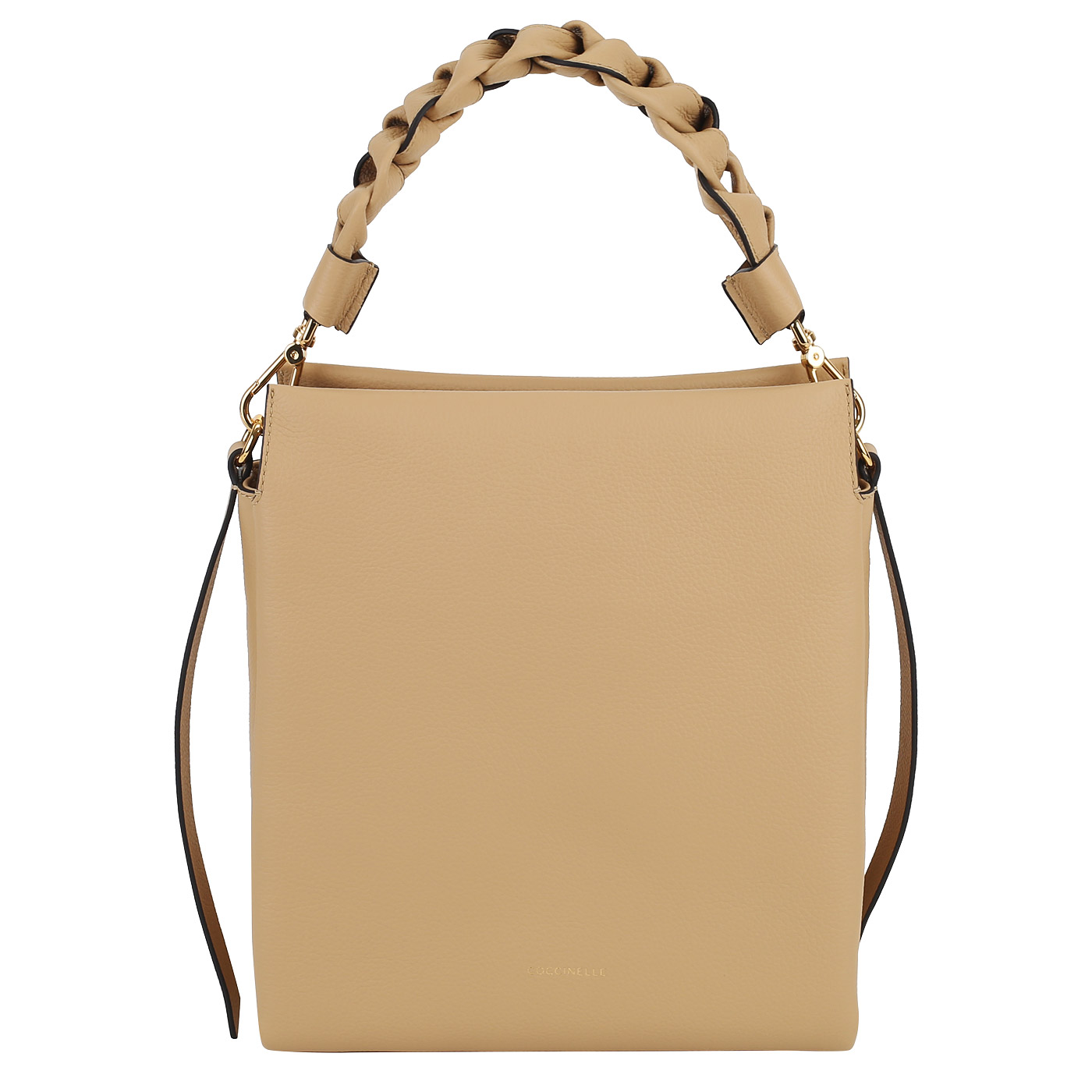 Coccinelle Кожаная сумка с плетеной ручкой