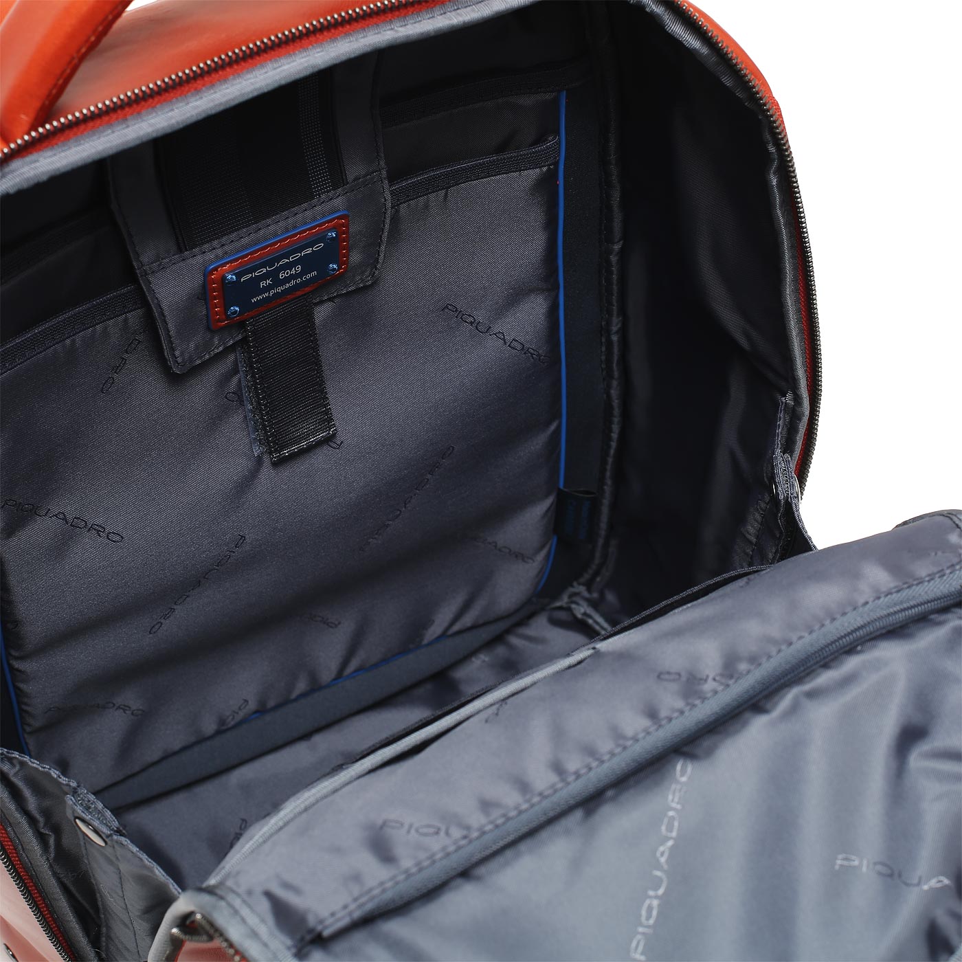 Кожаный рюкзак Piquadro Blue square