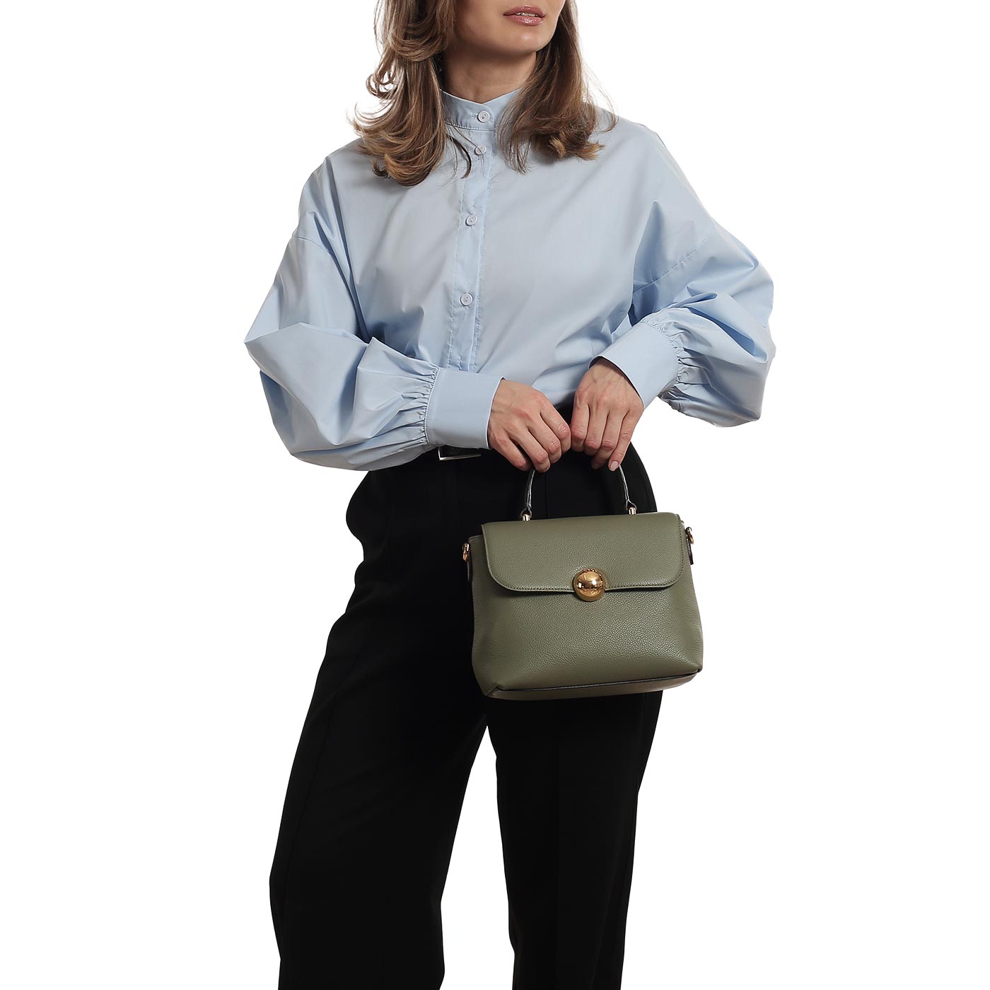 Кожаная сумка Furla Moonlight