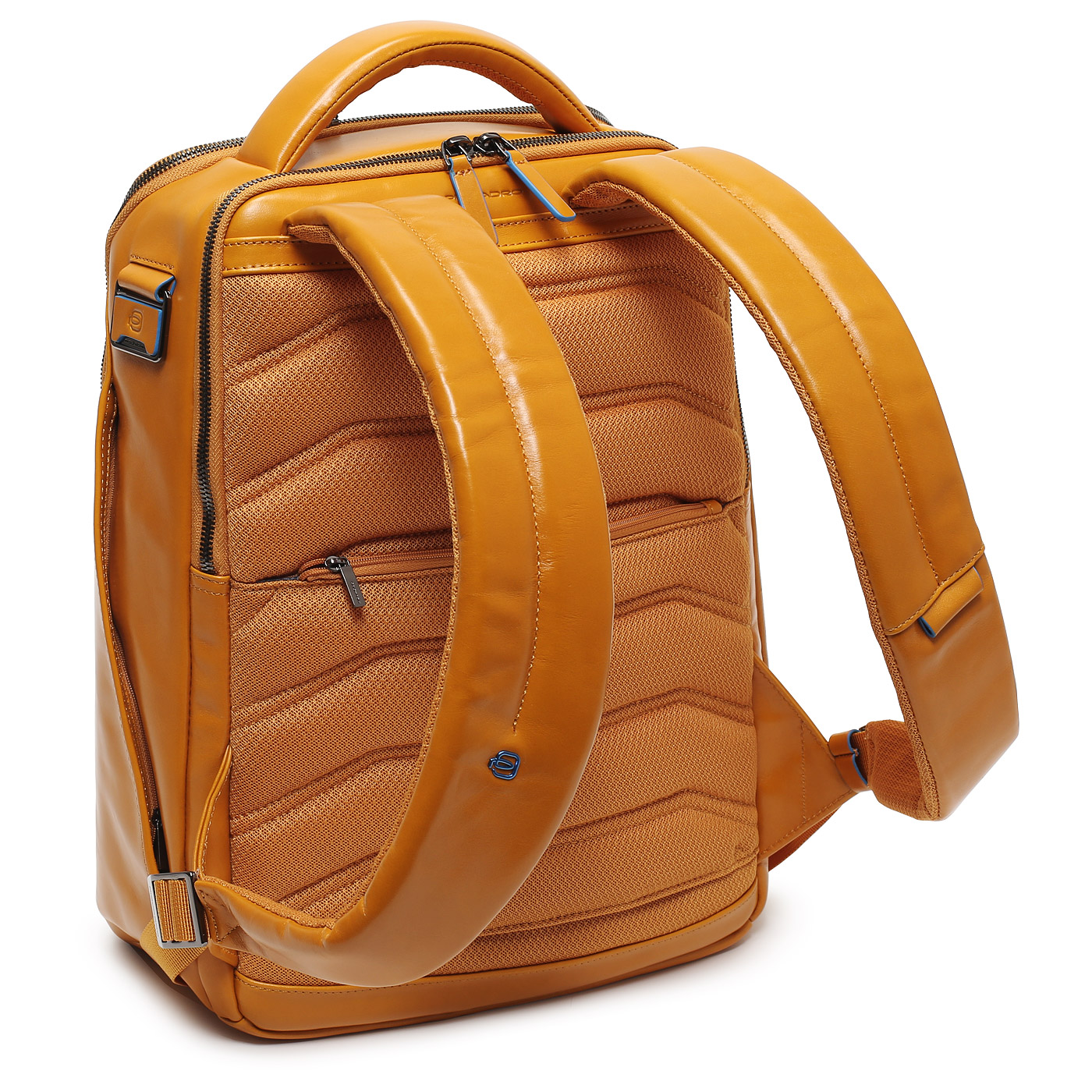 Кожаный рюкзак Piquadro Blue square