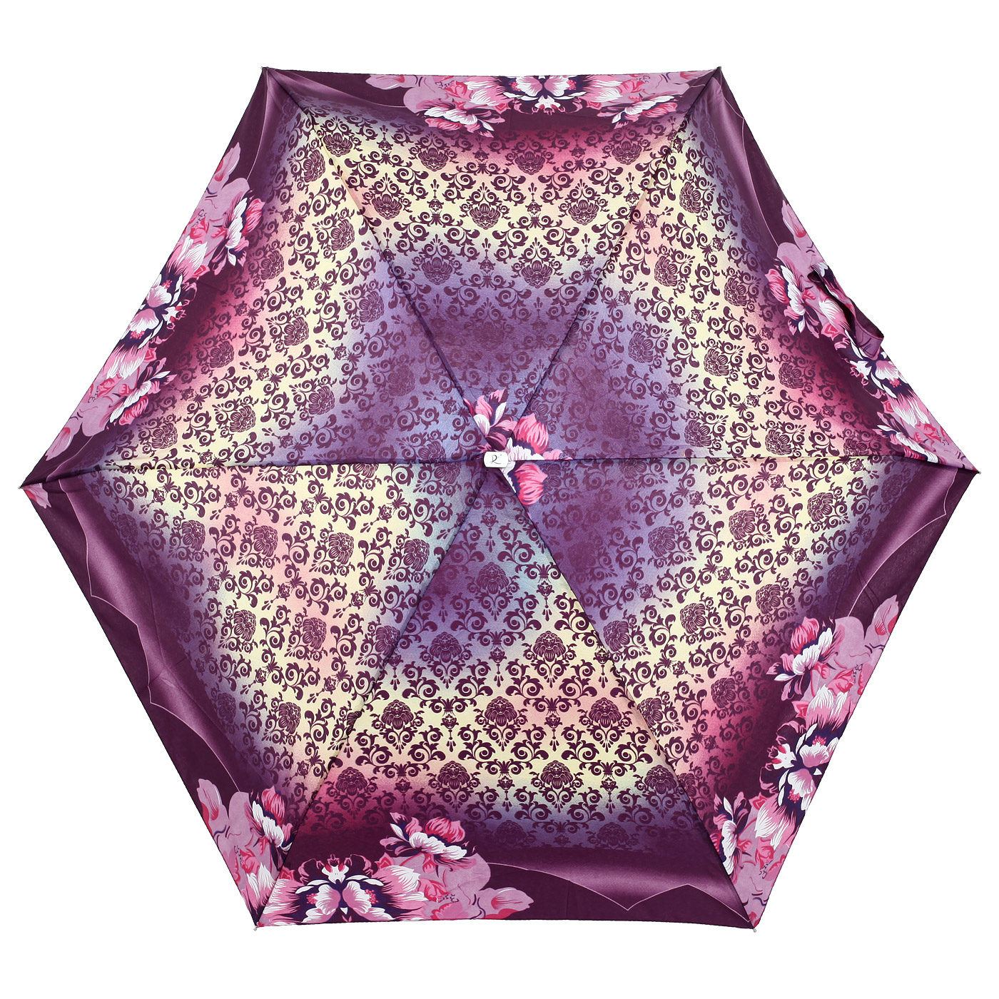 Складной компактный зонт с принтом Raindrops 