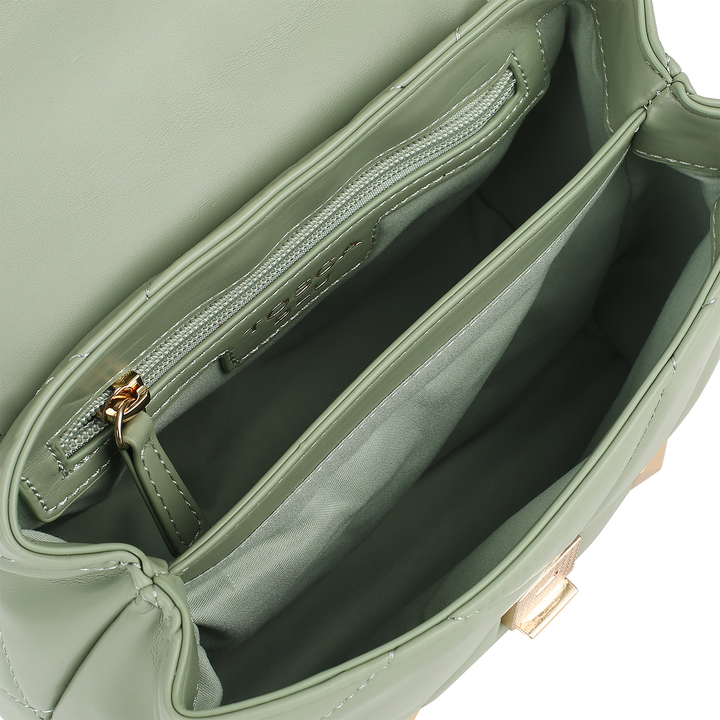 Стеганая сумочка с откидным клапаном Tosca Blu Ranunculo