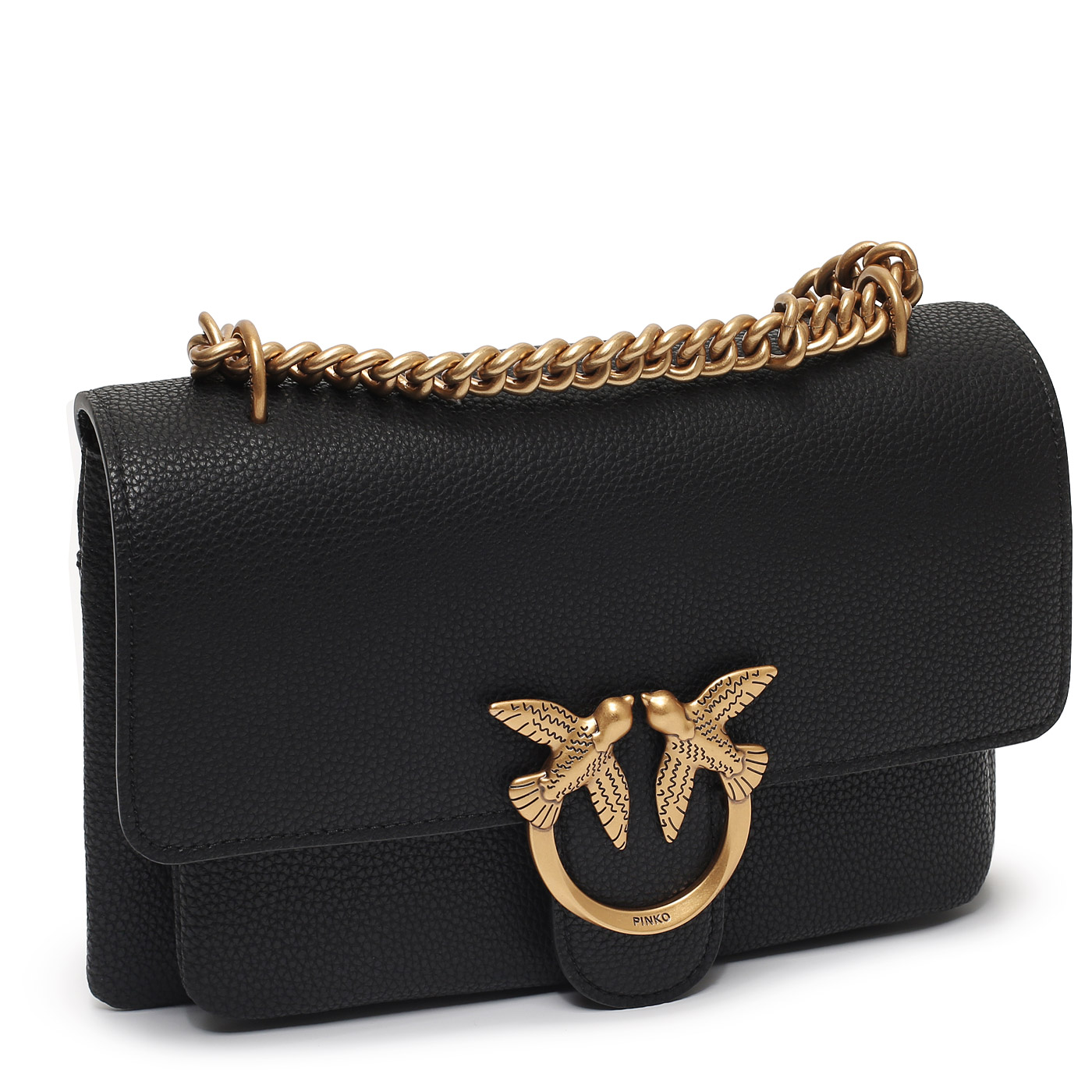 Сумка через плечо с цепочкой Pinko Love Soft