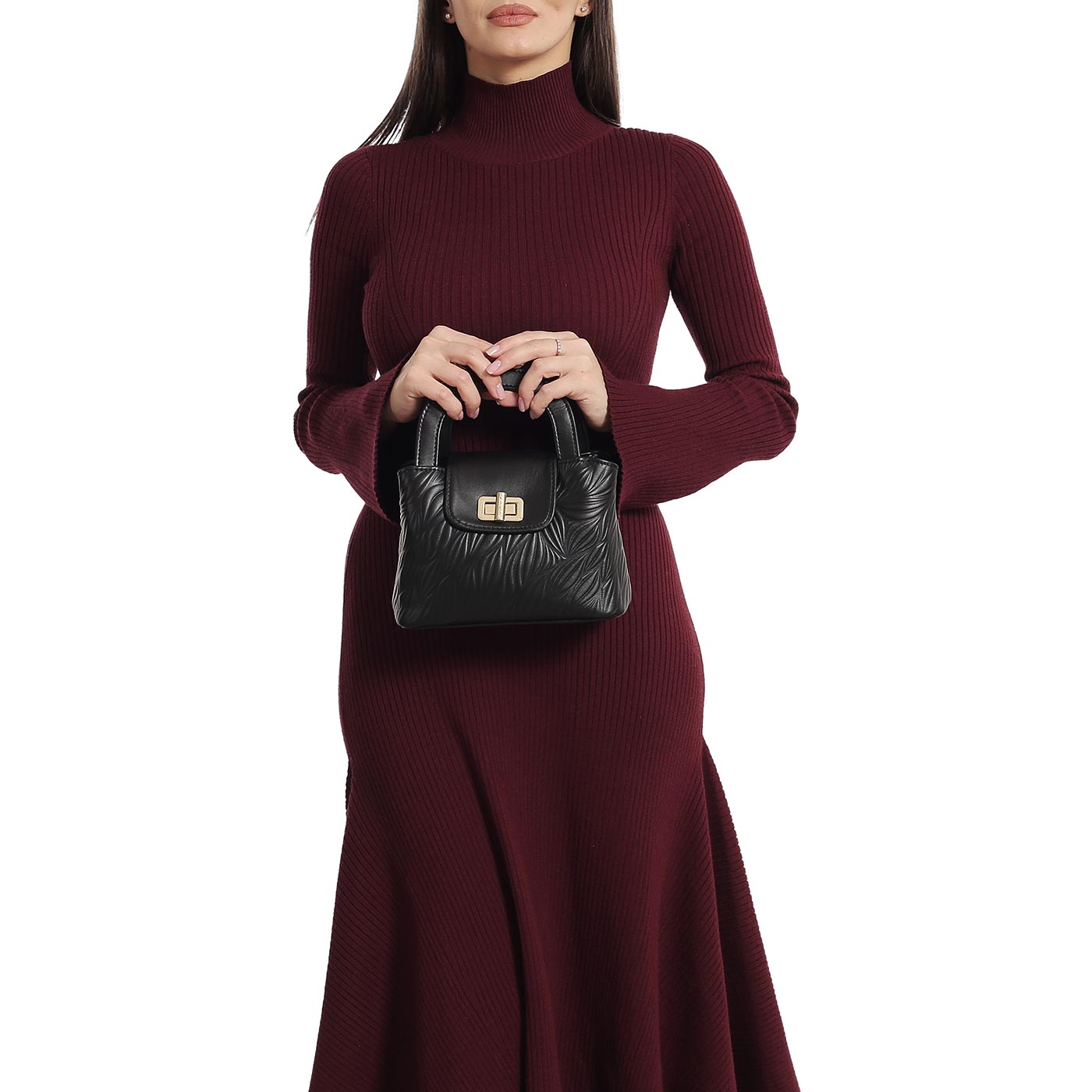 Кожаная сумка Sara Burglar Elena Leaf