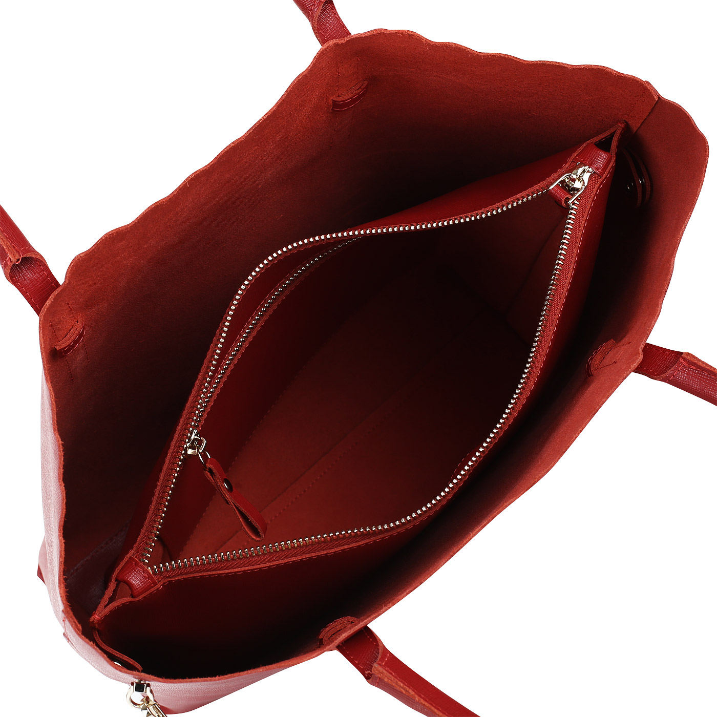 Красная сумка с ручками Aurelli 