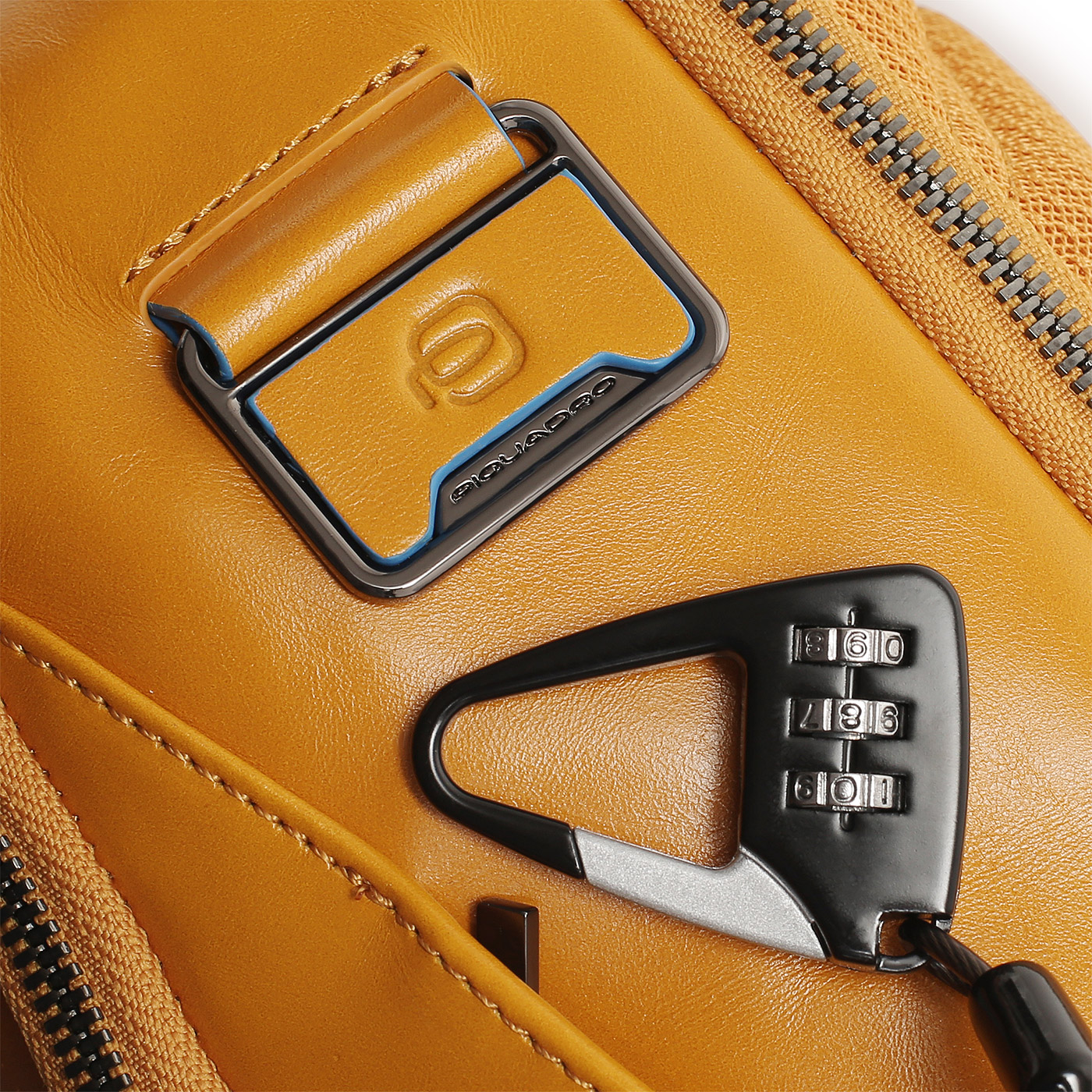 Кожаный рюкзак Piquadro Blue square