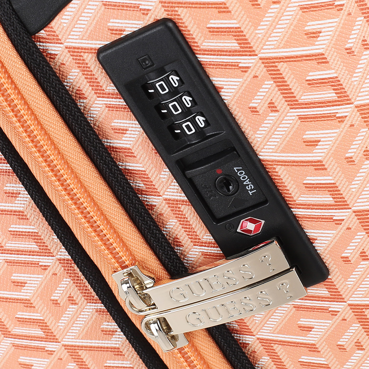 Чемодан маленький S из полиурeтана Guess Wilder Travel