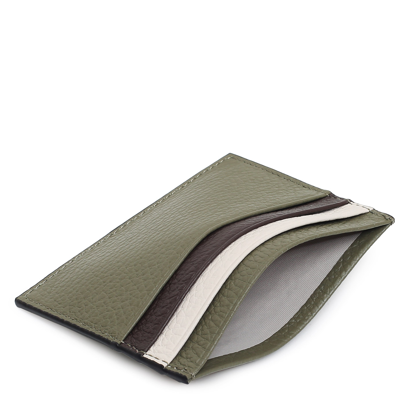 Кожаная визитница Coccinelle Metallic Tricolor