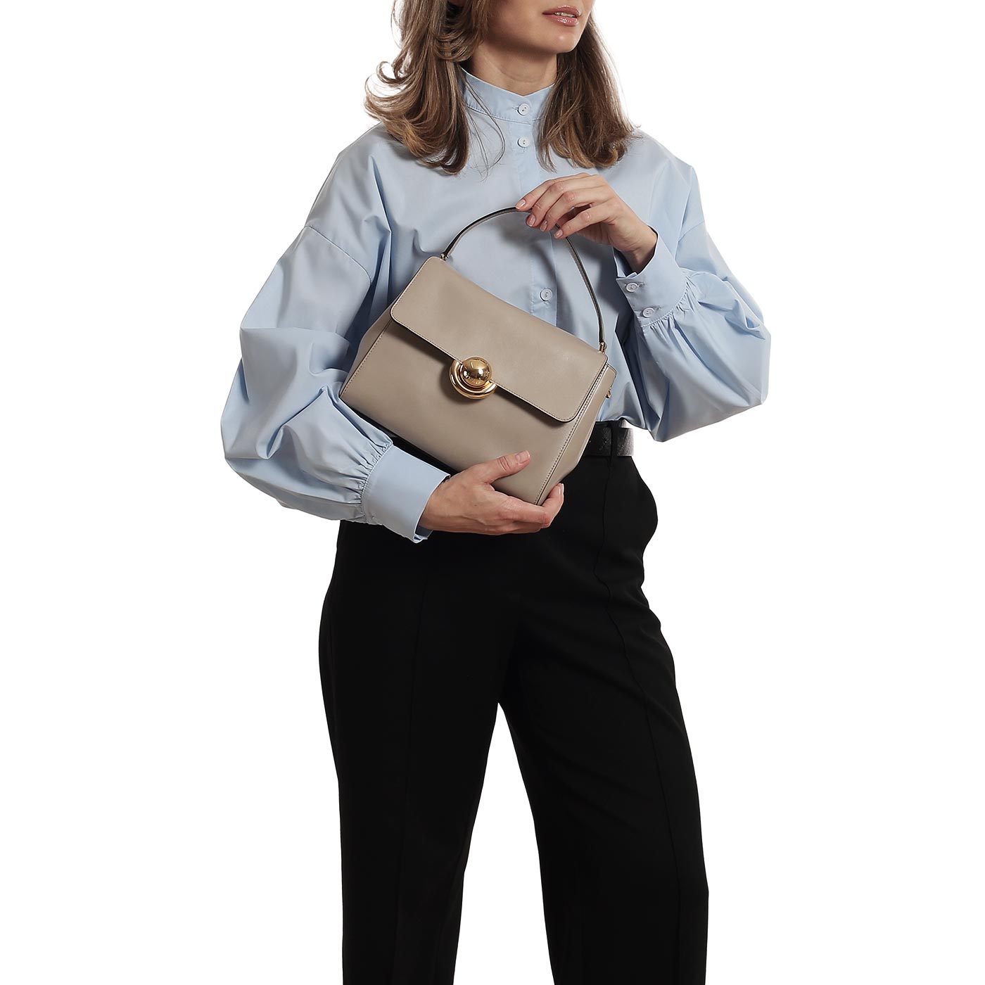 Кожаная сумка Furla Domus