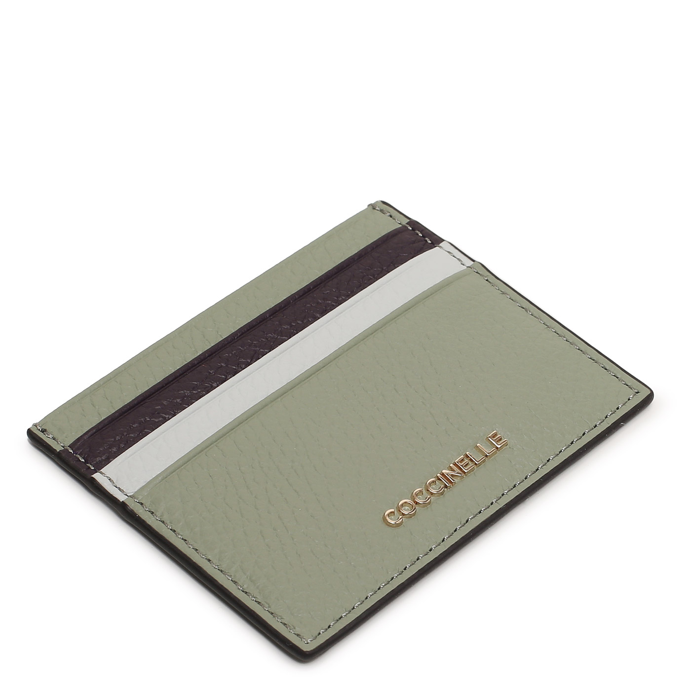 Кожаная визитница Coccinelle Metallic Tricolor