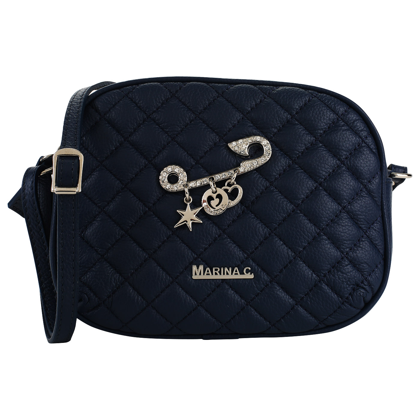 Marina Creazioni Женская стеганая сумочка через плечо