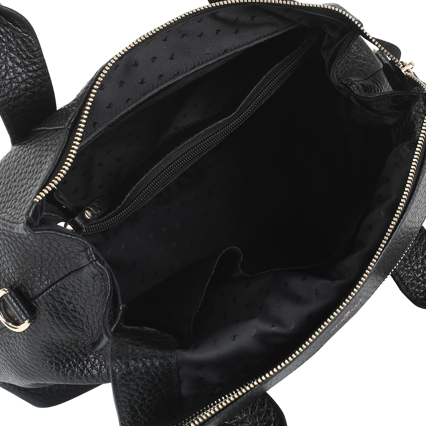 Черная комбинированная сумка Aurelli 