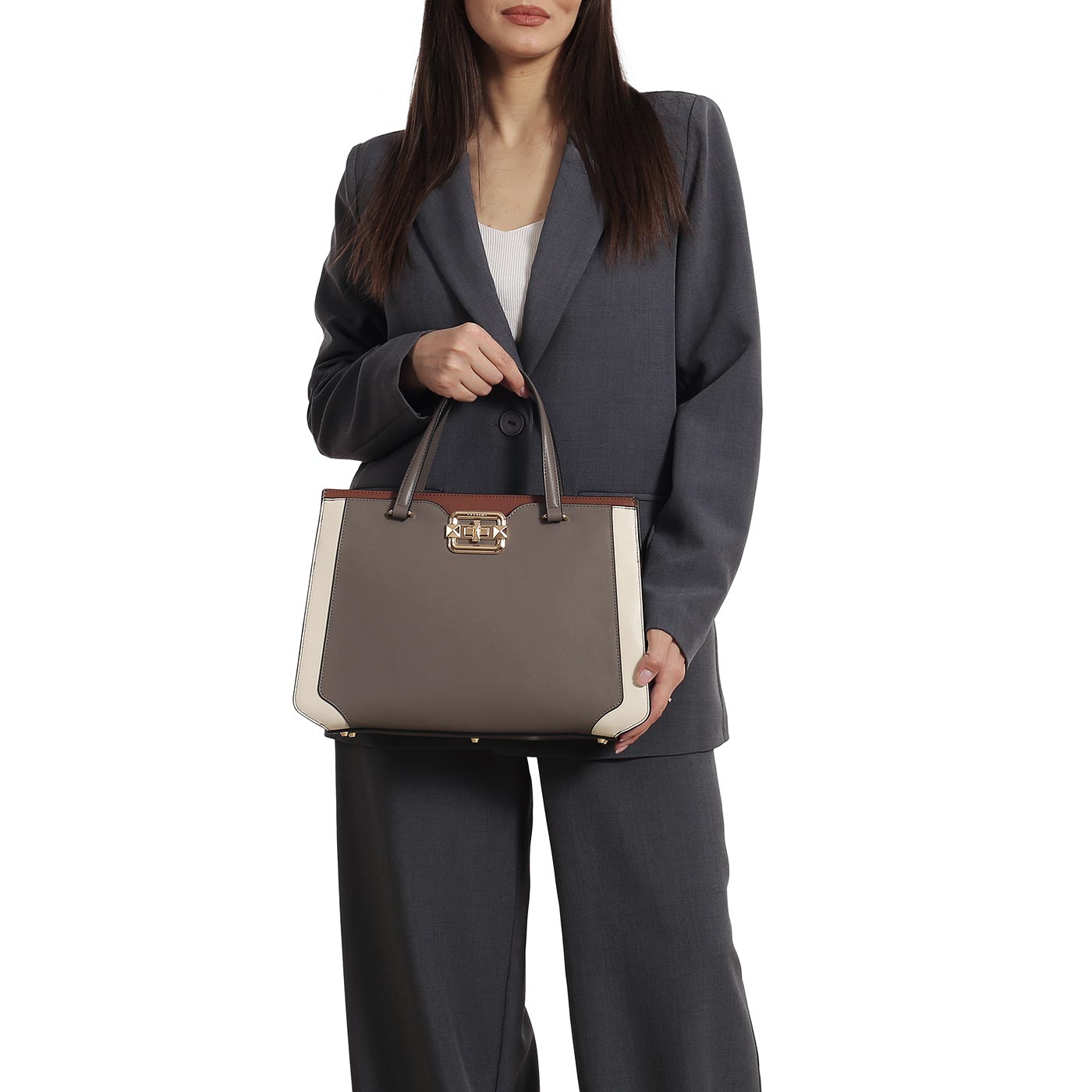 Кожаная сумка Cromia Isabella